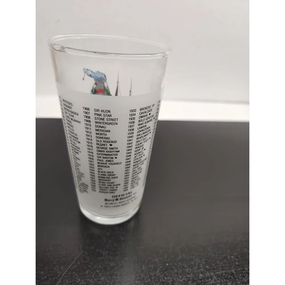 1990 Kentucky Derby‎ 116th Annual Collectible Glass
